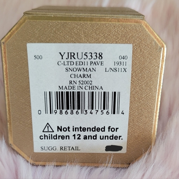 2011 LIMITED EDITION JUICY COUTURE RHINESTONE SNOWMAN CHARM - Picture 10 of 12